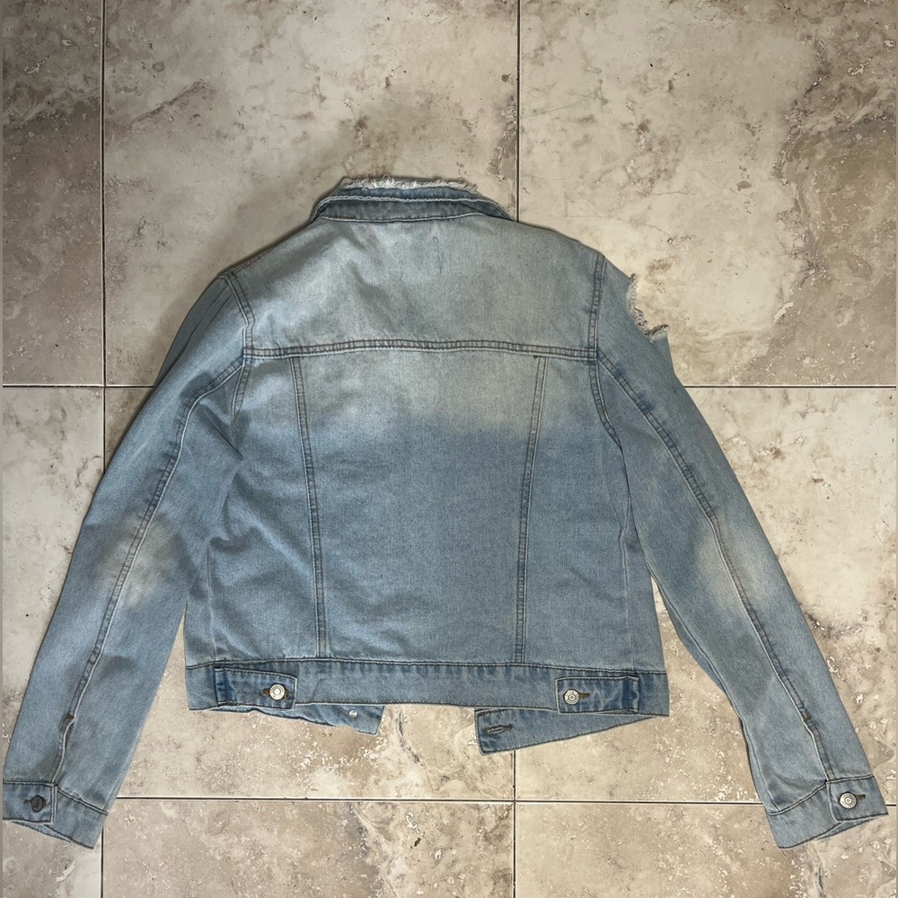Distressed Jean Jacket - Picture 2 of 3